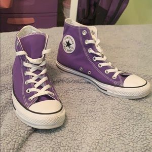 Chuck Taylor High Top Purple Converse